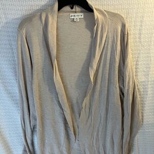 Ava & Viv Women's Beige Cardigan